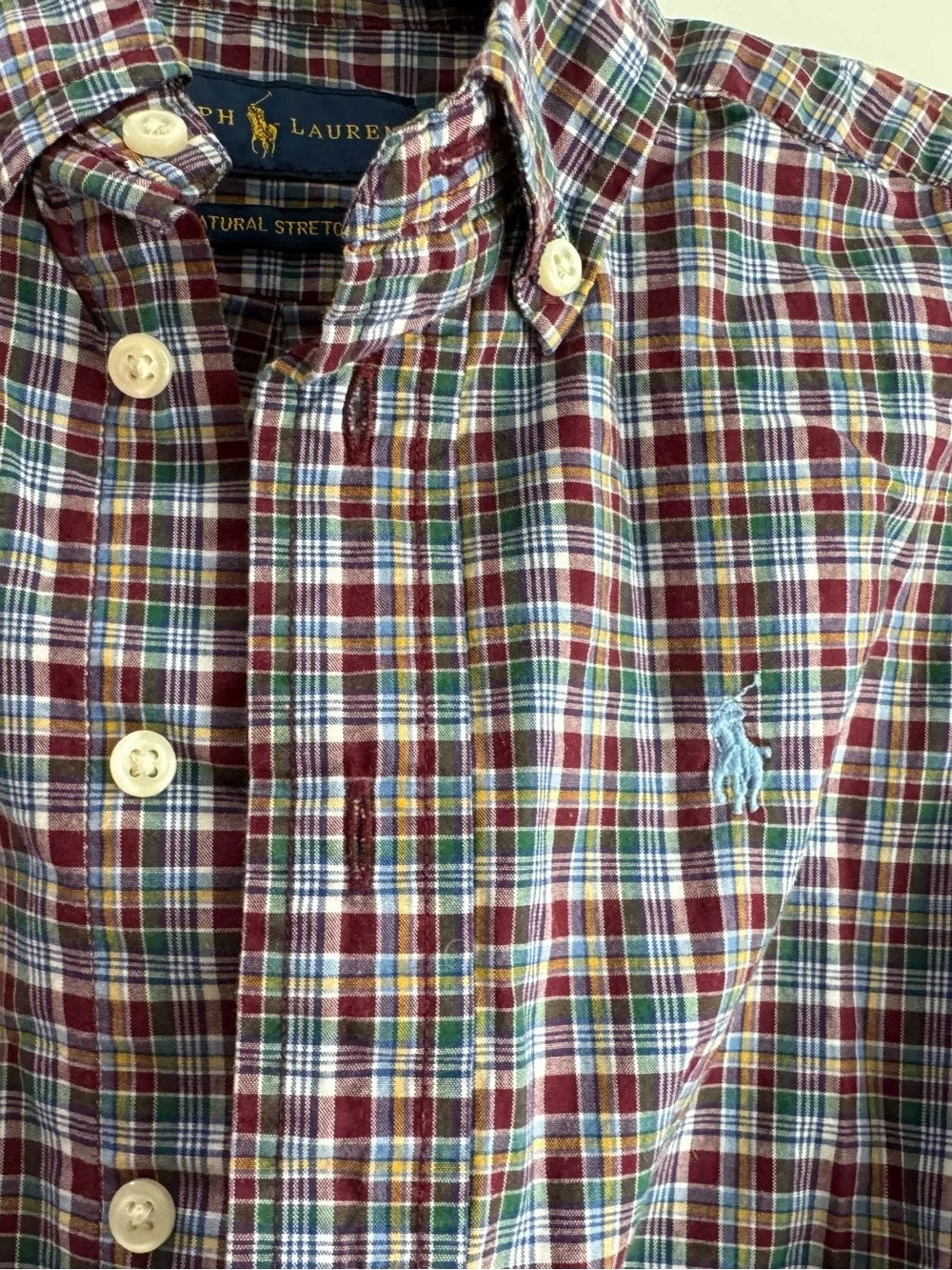 Ralph Lauren 4T Plaid Button up
